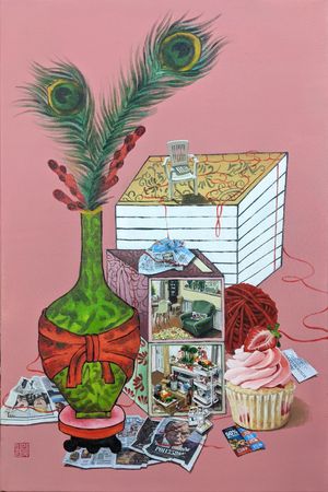 책가도 (Scholar's Accoutrements)